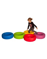 Pack de 5 Pneus Didáticos Coloridos
